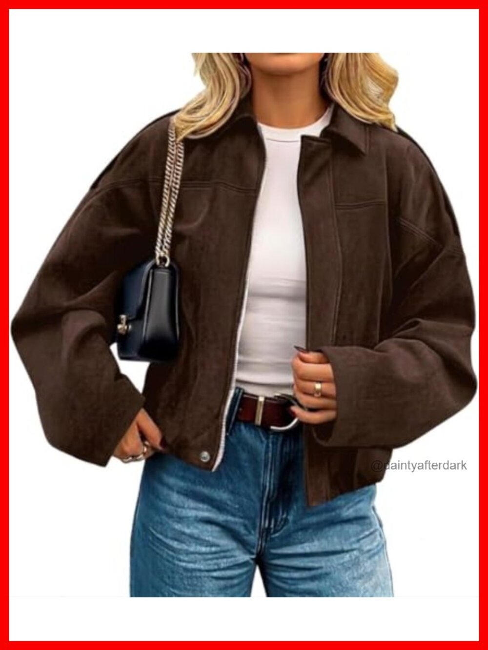 Faux Suede Cropped Open Front Jacket Casual Fall Outerwear